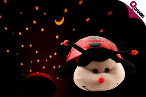 From QR49, Send Your Children to Dreamland with an Adorable, Musical Ladybird Night Light! (Up to QR198 Value)